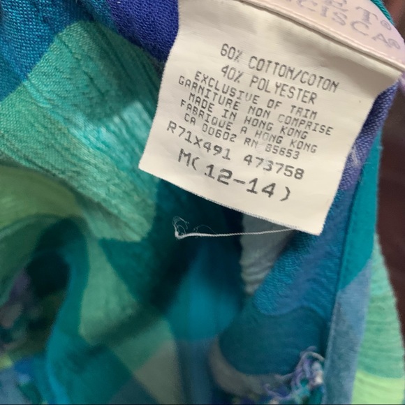 Koret Francisca Vintage Boho Unique Plaid Interlock Patch Detailing Vest - Picture 10 of 10